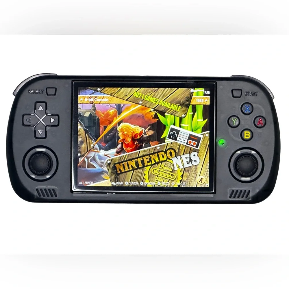 R36H Pro Max Retro Handheld Gaming Console (Black)